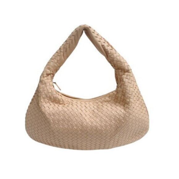 Bottega Veneta Handbags - Bottega Veneta Intrecciato Hobo Hobo Shoulder Bag Pink Leather